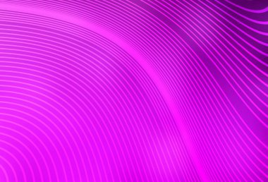 Açık Mor çizgili vektör arkaplanı. Basit eğri biçiminde parlak renkli bir illüstrasyon. Markan için yeni kompozisyon.