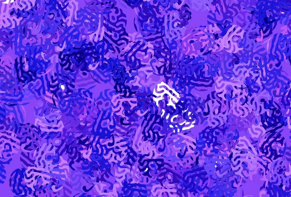 Светло Розовый Голубой Вектор Искушают Хаотичными Цветами Декоративный Дизайн Абстрактном — стоковый вектор