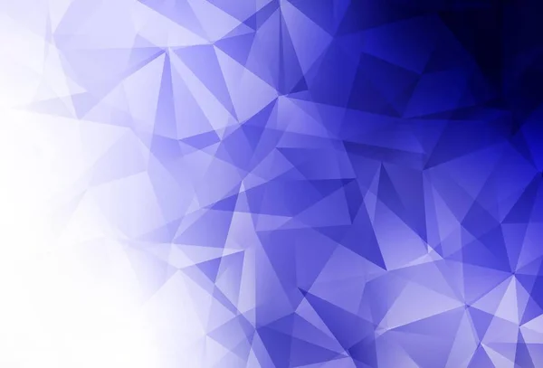Diseño Abstracto Polígono Vectorial Púrpura Claro Ilustración Poligonal Brillante Que — Vector de stock