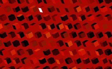 Eşkenar dörtgenli koyu kırmızı vektör arkaplanı. Dikdörtgen şekilli soyut çizimler. Reklamınız, posteriniz, afişiniz için en iyi tasarım.