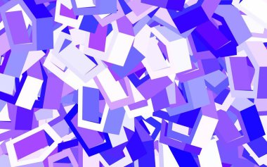 Açık Pembe, altıgen şeklinde mavi vektör şablonu. Renkli altıgenli bir resim seti. Web sitesi posterleri, afişler için tasarım.