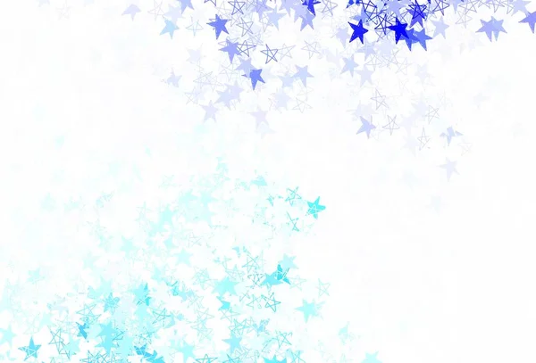 Светло Розовый Голубой Вектор Маленькими Большими Звездами Современная Геометрическая Абстрактная — стоковый вектор
