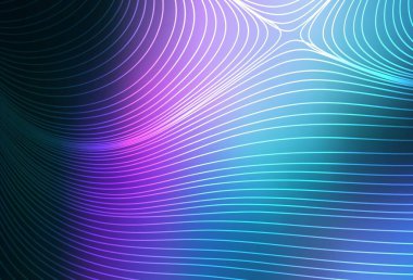 Koyu pembe, parlak çizgili mavi vektör arkaplan. Renkli çubuklarla, soyut çizimler. Reklam, kitapçıklar, broşürler için desen.