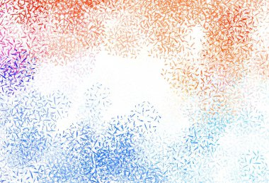 Düz çizgileri olan açık pembe vektör arkaplan. Renkli çubuklarla, soyut çizimler. Güzel geçmişiniz için şablon.