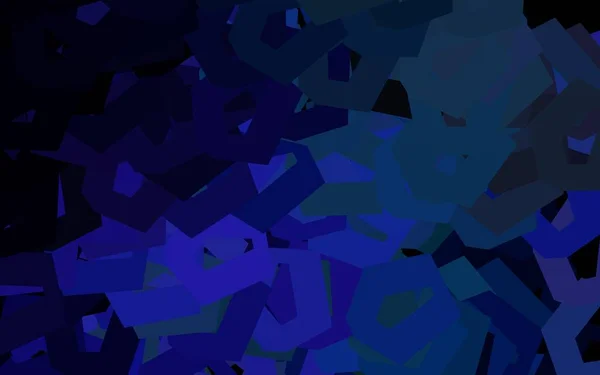 ダークピンク 六角形の青いベクトルレイアウト カラフルな六角形でぼかしの背景 壁紙の質感のためのパターン — ストックベクタ
