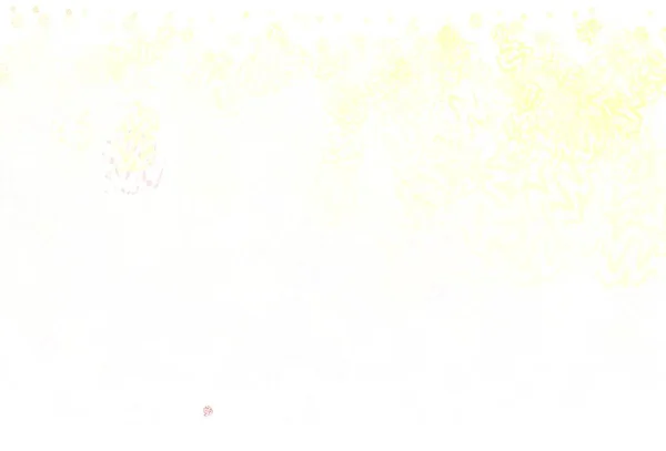Lichtrood Geel Vectorsjabloon Met Lijnen Gloednieuwe Kleurrijke Illustratie Eenvoudige Stijl — Stockvector