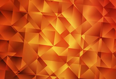 Açık kırmızı vektör eğimli üçgen dokusu. Gradyanı olan zarif parlak çokgen çizimi. Bir markanın arkaplanı için desen.