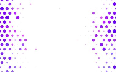 Açık Pembe vektör, soyut tarzda baloncuklu dekoratif tasarımı bulanıklaştırdı. Parlak renkli soyut çemberlerin olduğu bir resim. Broşürler, broşürler için temel