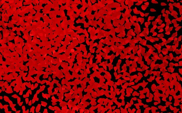 Plantilla Vectorial Rojo Oscuro Con Formas Caóticas Ilustración Abstracta Moderna — Archivo Imágenes Vectoriales