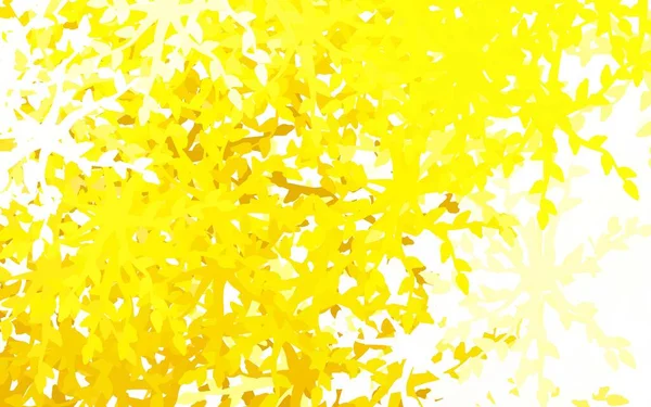 Modelo Vetor Amarelo Claro Com Formas Caóticas Formas Caóticas Coloridas — Vetor de Stock