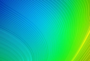 Açık mavi, düz çizgileri olan yeşil vektör düzeni. Soyut şablon üzerinde çizgileri olan renkli, parlak bir illüstrasyon. Meşgul web siteleriniz için şablon.