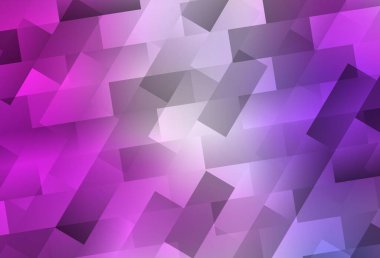 Açık Mor, dikdörtgenli pembe vektör arkaplan. Dikdörtgenleri ve kareleri olan güzel bir çizim. Reklamınız, posteriniz, afişiniz için en iyi tasarım.