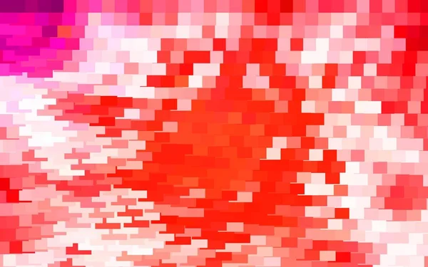 Light Red Vektor Skabelon Med Rombe Smuk Illustration Med Rektangler – Stock-vektor