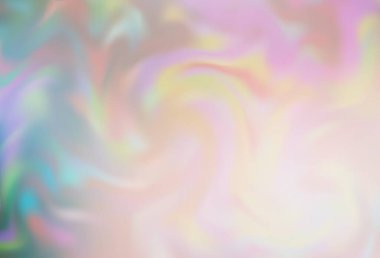 Açık pembe, yeşil vektör bulanık arkaplan. Soyut renkli gradyan çizimi. Tasarımlar için arka plan.