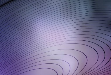 Eğri çizgileri olan açık mor vektör arkaplanı. Yaratıcı illüstrasyon, yarım tonlu ve eğimli. Posterler ve afişler için iş tasarımı.