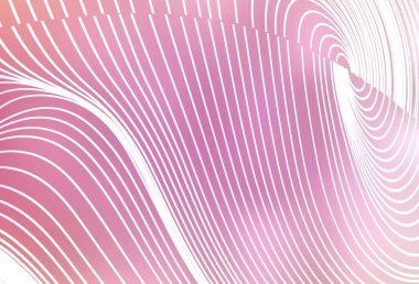 Düz çizgileri olan açık pembe vektör düzeni. Keskin çizgili parlak renkli çizimler. Reklamınız, posteriniz, afişiniz için en iyi tasarım.