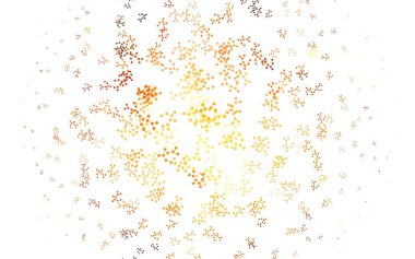 Yapay zeka kavramına sahip açık kırmızı vektör dokusu. Renkli yapay zeka yapısı, eğimli çizgiler ve noktalar. Siber yeniliklerin tasviri için tasarım.