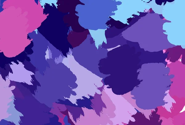 Світло Рожевий Синій Векторний Візерунок Випадковими Формами Проста Барвиста Ілюстрація — стоковий вектор