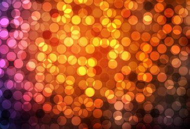 Daireli koyu kırmızı vektör şablonu. Bulanık yağmur damlaları olan soyut bir çizim. Duvar kağıtlarının dokusu için desen.