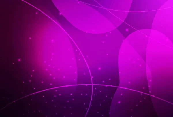 Σκούρο Ροζ Διάνυσμα Εικονογράφηση Σύνολο Των Λαμπερά Πολύχρωμα Αφηρημένα Κύκλους — Διανυσματικό Αρχείο