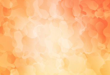 Rastgele şekilli hafif turuncu vektör deseni. Renkli rastgele şekillerle modern soyut illüstrasyon. Web siteniz için basit tasarım.