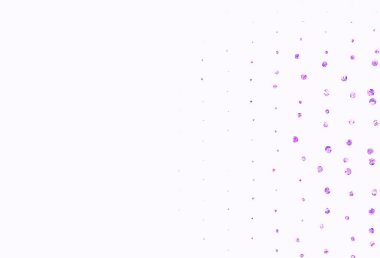 Küreli açık mor vektör deseni. Doğa tarzında bulanık halkaları olan güzel renkli çizimler. Poster ve web siteleri için tasarım.