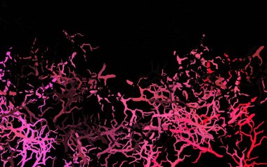 Koyu pembe vektör doğal sanat eserleri yapraklar, dallar. Beyaz arka planda gradyanı olan yapraklar ve dallar. İşiniz için en iyi tasarım..