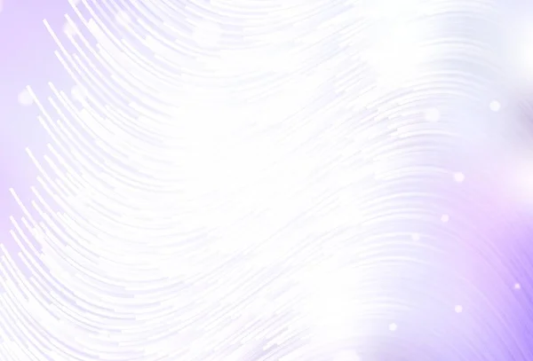 Шаблон Светло Фиолетового Вектора Изогнутыми Линиями Красочная Градиентная Иллюстрация Простом — стоковый вектор