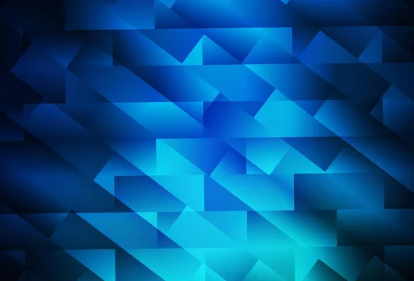 深蓝色矢量纹理为矩形风格 光彩夺目的抽象插图与矩形形状 商业广告模式 — 图库矢量图片