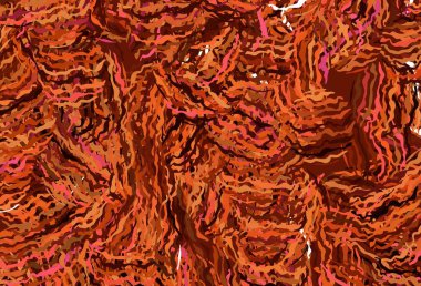 Kırmızı çizgili koyu kırmızı vektör deseni. Basit eğri biçiminde parlak renkli bir illüstrasyon. İş tasarımınız için şablon.