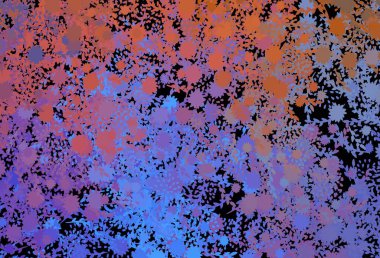 Koyu mavi, rastgele şekilli sarı vektör deseni. Rastgele şekillerle soyut tarzda dekoratif tasarım. Bir cep telefonu için arka plan.