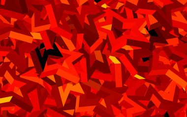 Çokgen biçimli koyu kırmızı vektör arkaplan. Renkli üçgenlerin olduğu bir resim. Bir cep telefonu için arka plan.