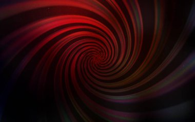 Gece gökyüzü yıldızları ile koyu kırmızı vektör deseni. Degrade ile bulanık soyut arka planda uzay yıldızları. Futuristik reklam, kitapçıklar için desen.