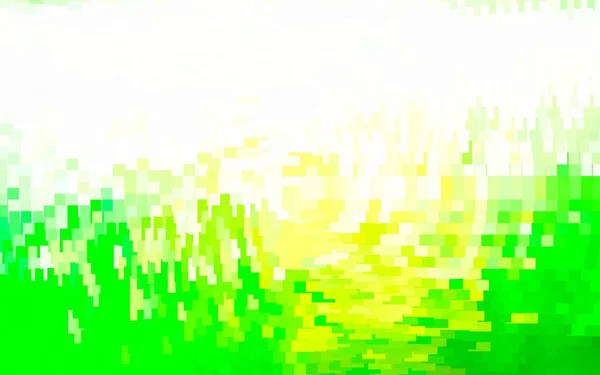 Hellgrüne Gelbe Vektorstruktur Rechteckigen Stil Illustration Mit Einer Reihe Von — Stockvektor