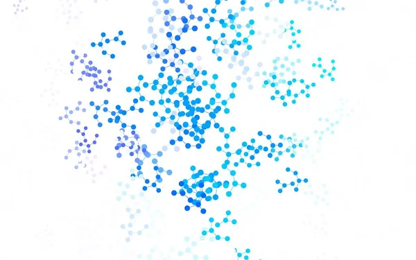 浅粉色 蓝色矢量纹理与人工智能概念 在抽象模板上显示Ai形状的示例 描述网络创新的设计 — 图库矢量图片