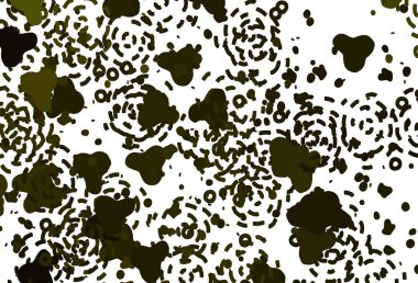 Açık yeşil, soyut şekilli sarı vektör arkaplan. Rastgele şekillerle soyut tarzda dekoratif tasarım. İşiniz için en iyi akıllı tasarım.