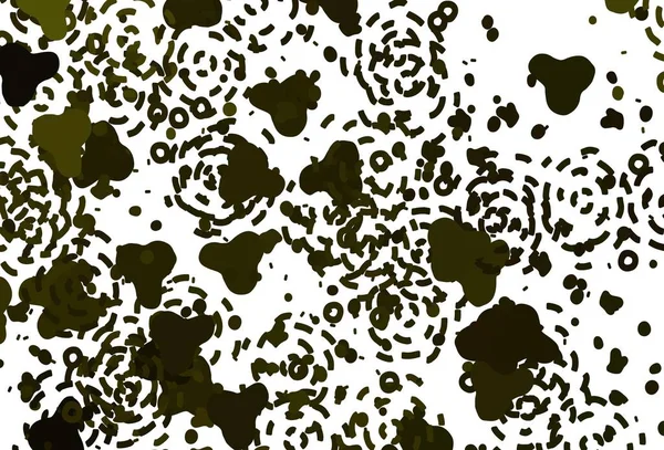 Açık yeşil, soyut şekilli sarı vektör arkaplan. Rastgele şekillerle soyut tarzda dekoratif tasarım. İşiniz için en iyi akıllı tasarım.