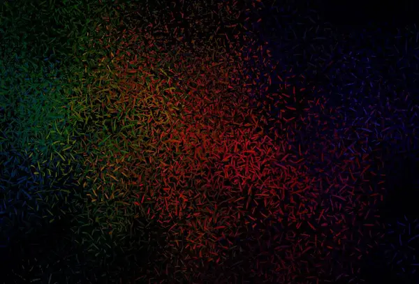 ダークグリーン フラットラインとレッドベクトルレイアウト 線で描いた現代の幾何学的抽象画 小冊子 チラシのパターン — ストックベクタ