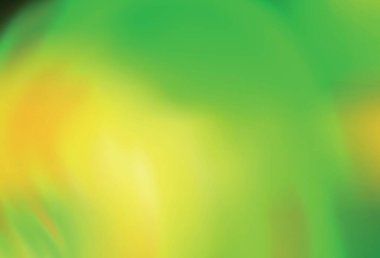 Açık yeşil, sarı vektör parlak şablonu bulanıklaştırdı. Soyut ve gradyan renkte renkli çizimler. İşiniz için en iyi bulanık tasarım..