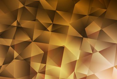 Koyu turuncu vektör soyut çokgen şablon. Origami tarzında gradyan ile geometrik çizim. Cep telefonunun arka planının şablonu.