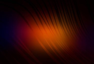 Eğri çizgileri olan koyu kırmızı vektör deseni. Eğilimli soyut bir çizim. Marka kitabı için şık bir desen.