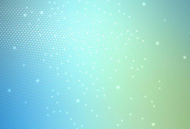 Açık mavi, yeşil vektör soyut şekilli baloncuklu dekoratif tasarımı bulanıklaştırmış. Doğa tarzında bulanık halkaları olan güzel renkli çizimler. İş reklamları için akıllı tasarım.