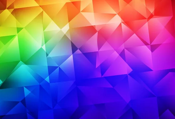 Mörk Flerfärgad Vektor Låg Poly Bakgrund Kreativ Geometrisk Illustration Origami — Stock vektor