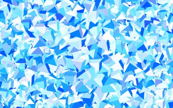 Sfondo Vettoriale Azzurro Chiaro Con Linee Triangoli Illustrazione Con Serie — Vettoriale Stock