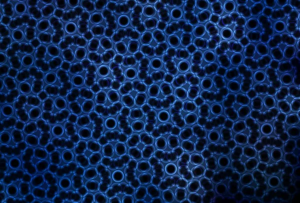 Disklerle koyu mavi vektör dokusu. Renkli su damlaları olan modern soyut çizimler. Fütürist reklamlar ve kitapçıklar için şablon.