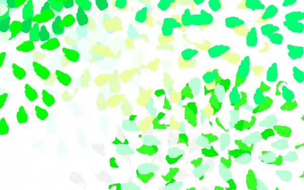 Fond Vectoriel Vert Clair Aux Formes Abstraites Illustration Colorée Simple — Image vectorielle