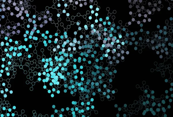 Koyu Pembe, Mavi vektör arkaplan ve yapay zeka verileri. Yapay zekanın bağlantı ve noktalarıyla soyut illüstrasyon. Poster ve teknoloji sembolü.