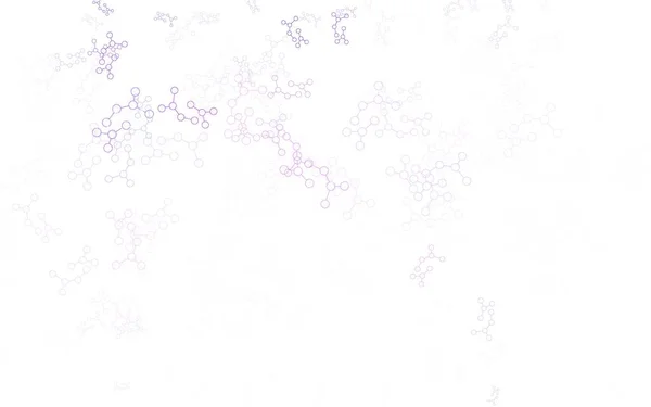Light Purple Pink Vector Texture Artificial Intelligence Concept Shining Illustration — Stock Vector