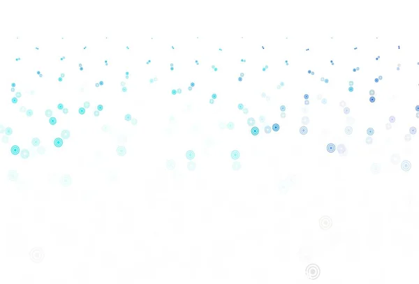 Világos Kék Vektor Háttér Foltok Absztrakt Illusztráció Színes Buborékok Természet — Stock Vector