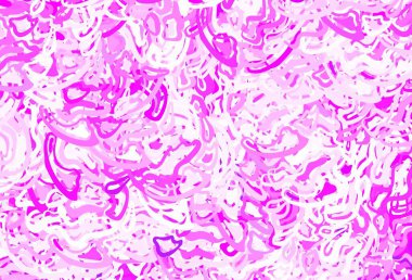 Açık mavi, soyut şekilli kırmızı vektör arkaplan. Renkli rastgele şekillerle modern soyut illüstrasyon. İşiniz için en iyi akıllı tasarım.